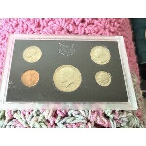 1971 S United States Mint Annual 5 Coin Proof Set with Original Packaging